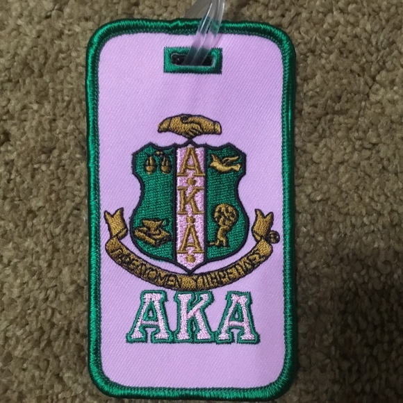 AKA Embroidered Luggage Tag - Picture 2 of 4